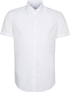 Seidensticker Shirt Slim SSL Košile s krátkým rukávem 78.6521 white