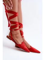 Šněrovací z se  červené model 21666749 - Boto