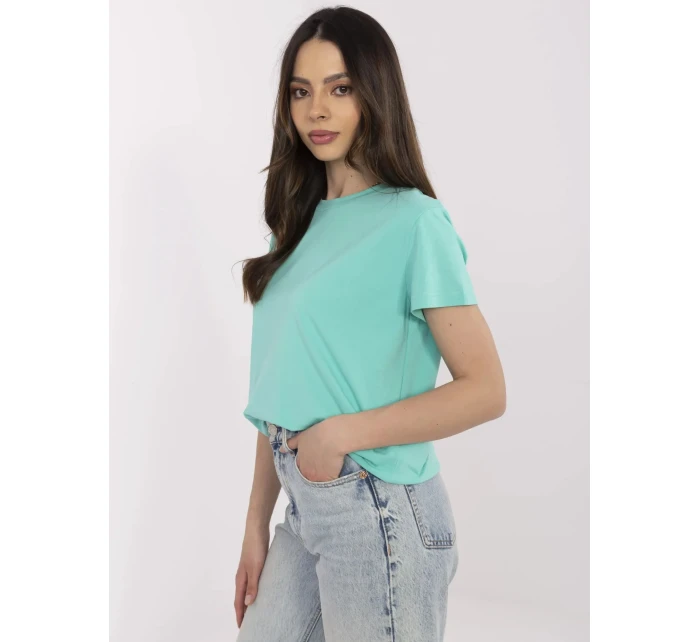 T shirt CLM TS model 21091748 turkusowy - FPrice T shirt CLM TS model 21091748 turkusowy - FPrice