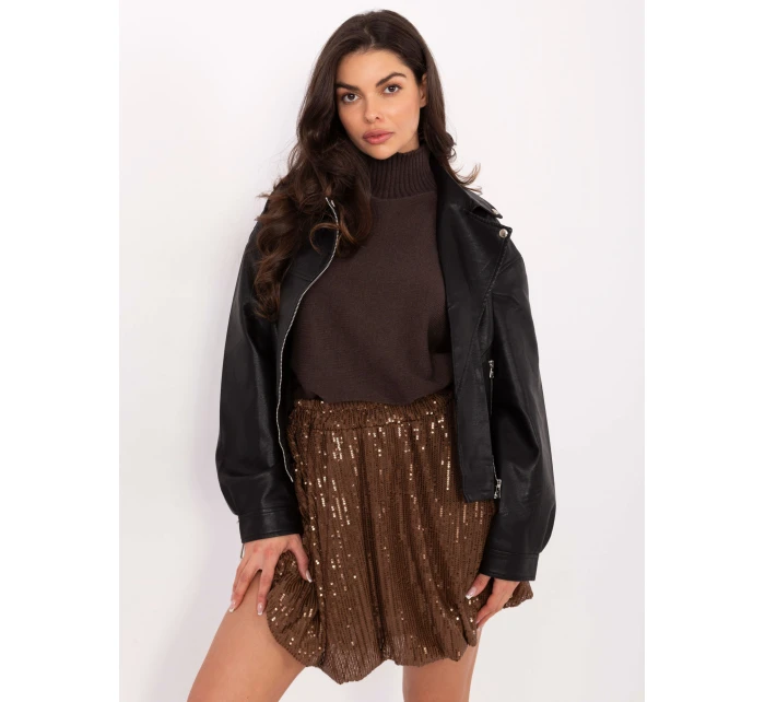 Spódnica MI SD model 21724573 brązowy - FPrice