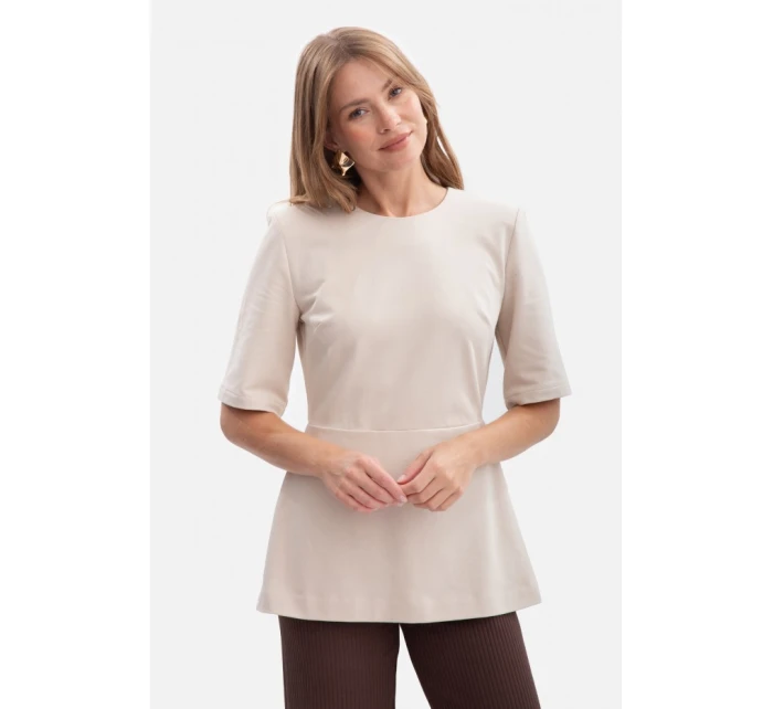 Pletený top s peplum model 21379926 - BeWear