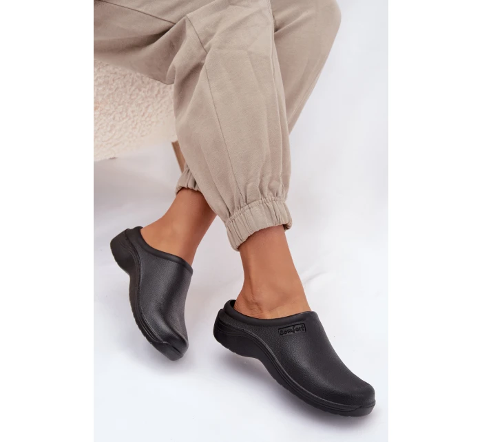 Dámské pěnové pantofle – černé Parissa