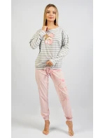 Dámské pyžamo dlouhé Méďa s hvězdou