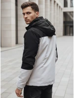 Pánská šedá zimní bunda s kapucí FashionStreet TX4900