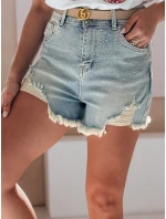 Dámské džínové šortky se zirkony LIKE A STAR modré FashionStreet SY0487