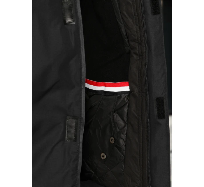 Pánská lyžařská bunda černá Dstreet TX5127