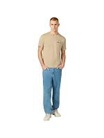 Pánské tričko SS Tee beige  pánské model 22119743 - CHAMPION