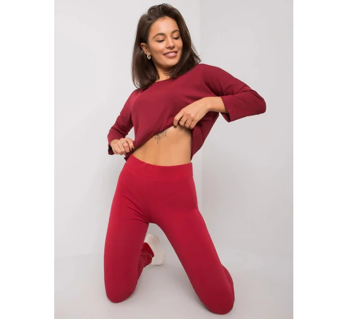 Dámské legíny RV LG model 20584318 Bordó - FPrice