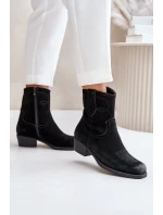 Boty na podpatku model 201694 Step in style Boty na podpatku model 201694 Step in style