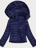 Dámská přechodná prošívaná bunda tmavě modrá (23M9001-221)