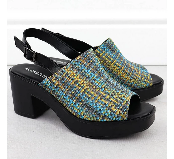 Dámské sandály na pletené tyči M.Daszynski MR23126-7