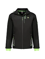 Geographical Norway Pánská softshellová bunda Trelino Black-Green Db Men 0124 black / green (WZ8556H/GN-Black / Green)
