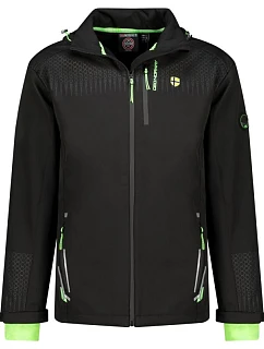 Geographical Norway Pánská softshellová bunda Trelino Black-Green Db Men 0124 black / green (WZ8556H/GN-Black / Green)