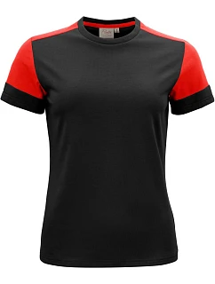 Printer Prime T Women Dámské tričko z těžké bavlny 61.4031 black/red