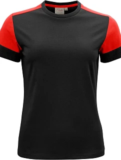 Printer Prime T Women Dámské tričko z těžké bavlny 61.4031 black/red