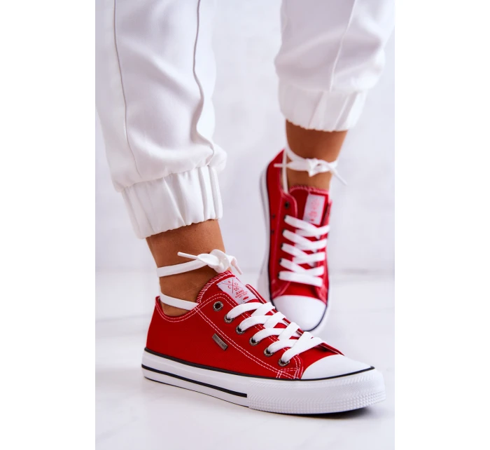 Dámské klasické tenisky model 21577962 červená - Cross Jeans