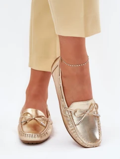 Dámské eko kůže mokasíny zlaté model 21701567 - Boto