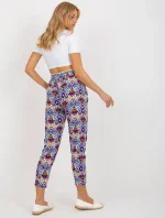 Kalhoty D73770M61869I fialové