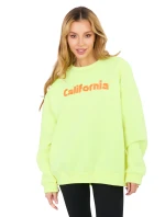 Mikina MJ BL H2589.14 fluo yellow