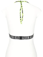 Dámská plavková podprsenka  neonově žlutá s potiskem  model 19499235 - Calvin Klein