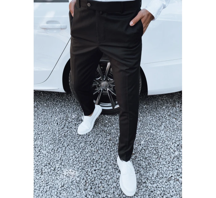 Pánské černé kalhoty FashionStreet UX4290