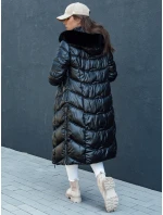 Dámská prošívaná zimní bunda CRYSTAL s kapucí černá Dstreet model 21979690 - FashionStreet