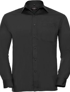 Popelínová košile s dlouhým rukávem 11. black model 22475486 - Russell Athletic