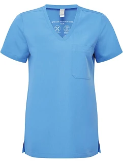 Onna NN 300 Dámský strečový kazak s výstřihem do V 39.N300 ceil blue