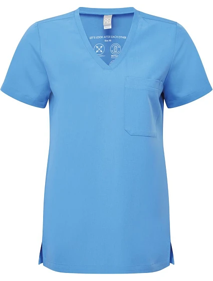 Onna NN 300 Dámský strečový kazak s výstřihem do V 39.N300 ceil blue Onna NN 300 Dámský strečový kazak s výstřihem do V 39.N300 ceil blue