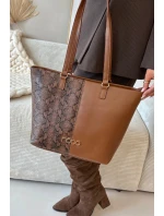 Kabelka Shopper Vzor  Hnědá model 21711876 - NOBO