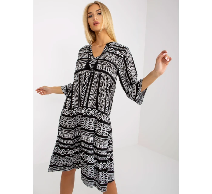 Šaty model 17408254 černobílé - FPrice