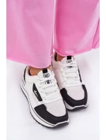 Dámské boty na platformě Big Star HI-POLY SYSTEM – bílo-černé