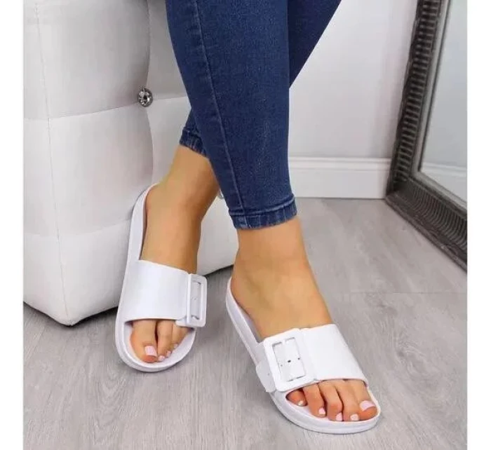 Dámské žabky FF274A391 Bílá - Big Star