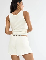 Mix & Match Shorts Pointelle - WHITE - TRIUMPH WHITE - TRIUMPH