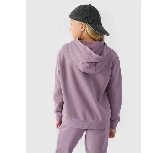 Dívčí nepruhovaná mikina s kapucí 4F Junior 4FJWMM00TSWSF1316-51S Dívčí nepruhovaná mikina s kapucí 4F Junior 4FJWMM00TSWSF1316-51S