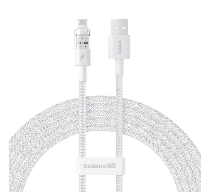 Baseus Gem 2,4A 2m kabel (bílý)