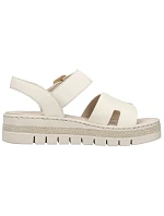 Béžové dámské sandály na platformě model 22097433 - Rieker