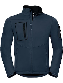 Pánská 3vrstvá sportovní softshell bunda 10. french navy model 22473497 - Russell Athletic