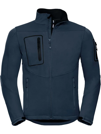 Russell Athletic 520M Pánská 3-vrstvá sportovní softshell bunda 10.520M french navy Russell Athletic 520M Pánská 3-vrstvá sportovní softshell bunda 10.520M french navy