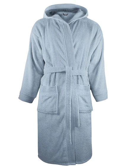 Bathrobe Župan s kapucí light blue model 22526794 - The One Towelling Bathrobe Župan s kapucí light blue model 22526794 - The One Towelling