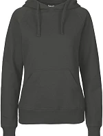 Neutral O 83101 Dámská mikina s kapucí z bio bavlny 77.8311 charcoal