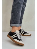 model 21684270 Kožené Nízké Tenisky Dámské Černé - Zazoo model 21684270 Kožené Nízké Tenisky Dámské Černé - Zazoo