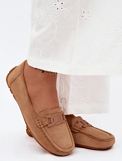 Dámské módní semišové mokasíny Camel model 22220694 - Boto