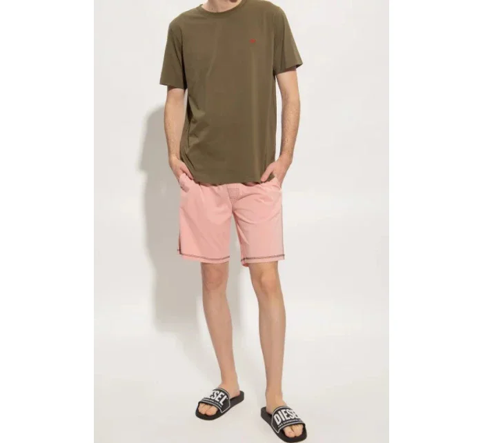 Dámské pyžamo A03893 - 0WCAX růžová/khaki - Diesel