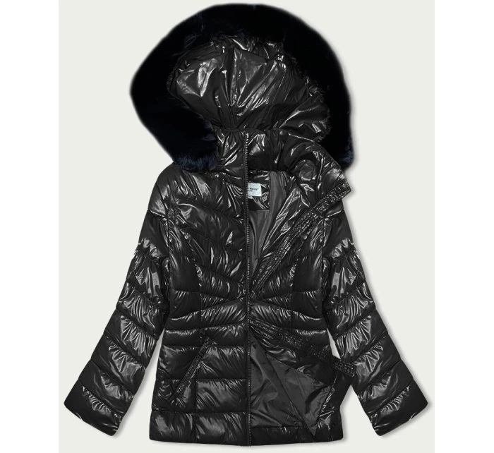 Černá dámská prošívaná zimní bunda model 21246549 - MELYA MELODY