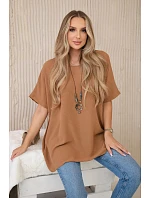 Oversized halenka s přívěskem Velbloud