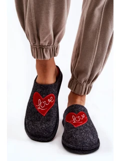 Domácí pantofle Big Star KK276019 Černá a červená