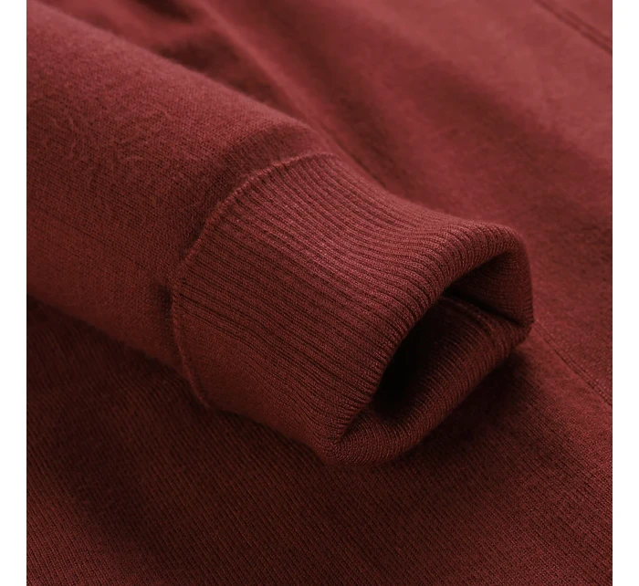 Dlouhý dámský svetr nax NAX EDERA madder brown Dlouhý dámský svetr nax NAX EDERA madder brown