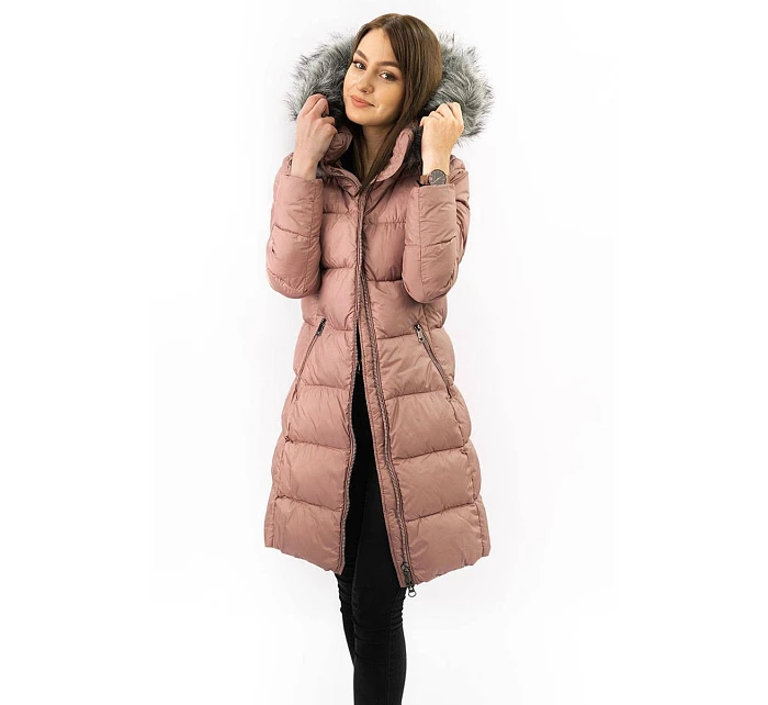 DAMSKA ZIMOWA PIKOWANA KURTKA RÓŻ model 22082634 - Libland DAMSKA ZIMOWA PIKOWANA KURTKA RÓŻ model 22082634 - Libland