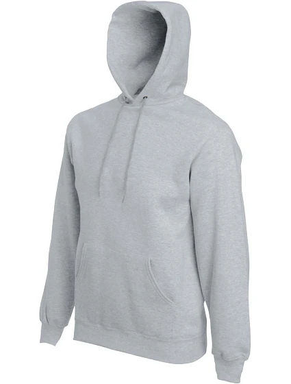 Fruit of the Loom Classic Hooded Sweat Mikina s kapucí 16.2208 heather grey Fruit of the Loom Classic Hooded Sweat Mikina s kapucí 16.2208 heather grey